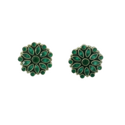 agate-aura-silver-stud-earrings